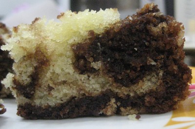 Chocolate Syrup Swirl Cake