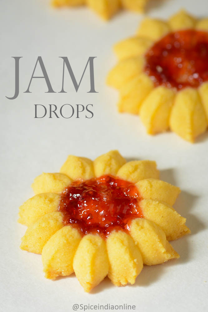 Eggless Jam Drops