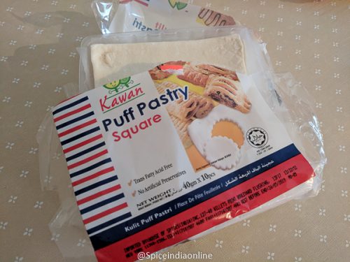 Paneer Puff Pastry