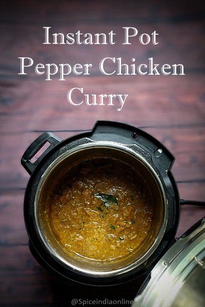 Instant Pot Pepper Chicken Curry