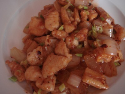 Schezwan Chicken n Babycorn Fry