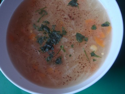 Sweet Corn Veggie Soup