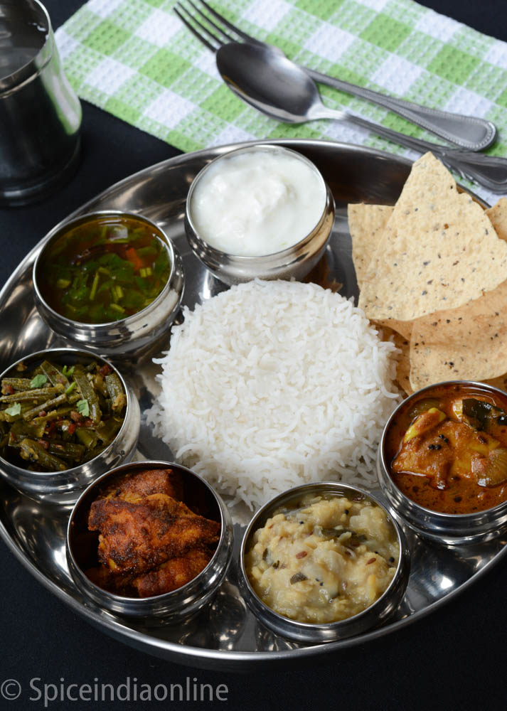 Lunch / Diner Menu 2  South Indian Non -vegetarian lunch menu 1