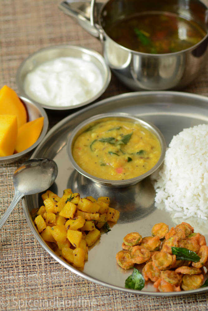 Lunch /Dinner Menu 4 South Indian Vegetarian Menu