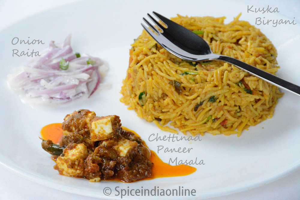 Lunch / Dinner Menu 7 – South Indian Vegetarian Lunch Menu