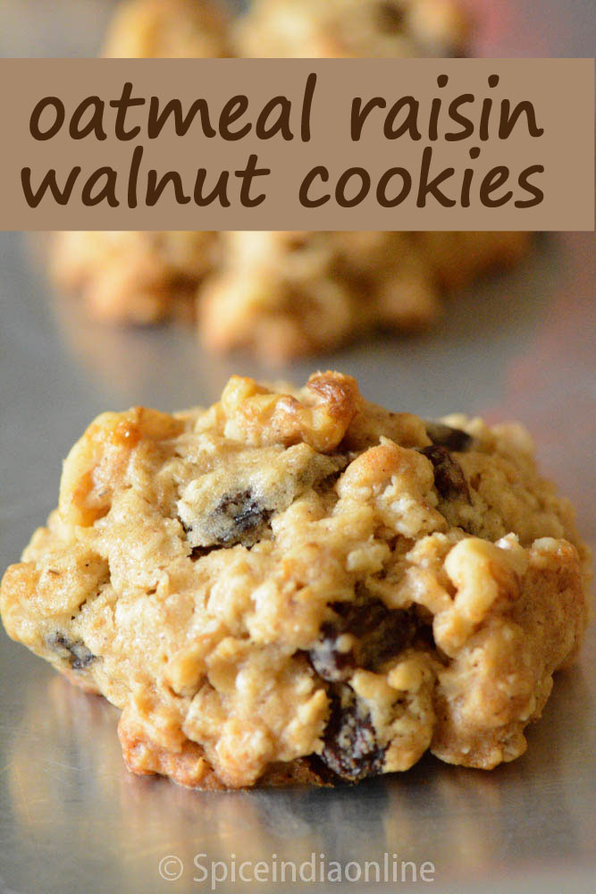 Oatmeal Raisin Walnut Cookies 1