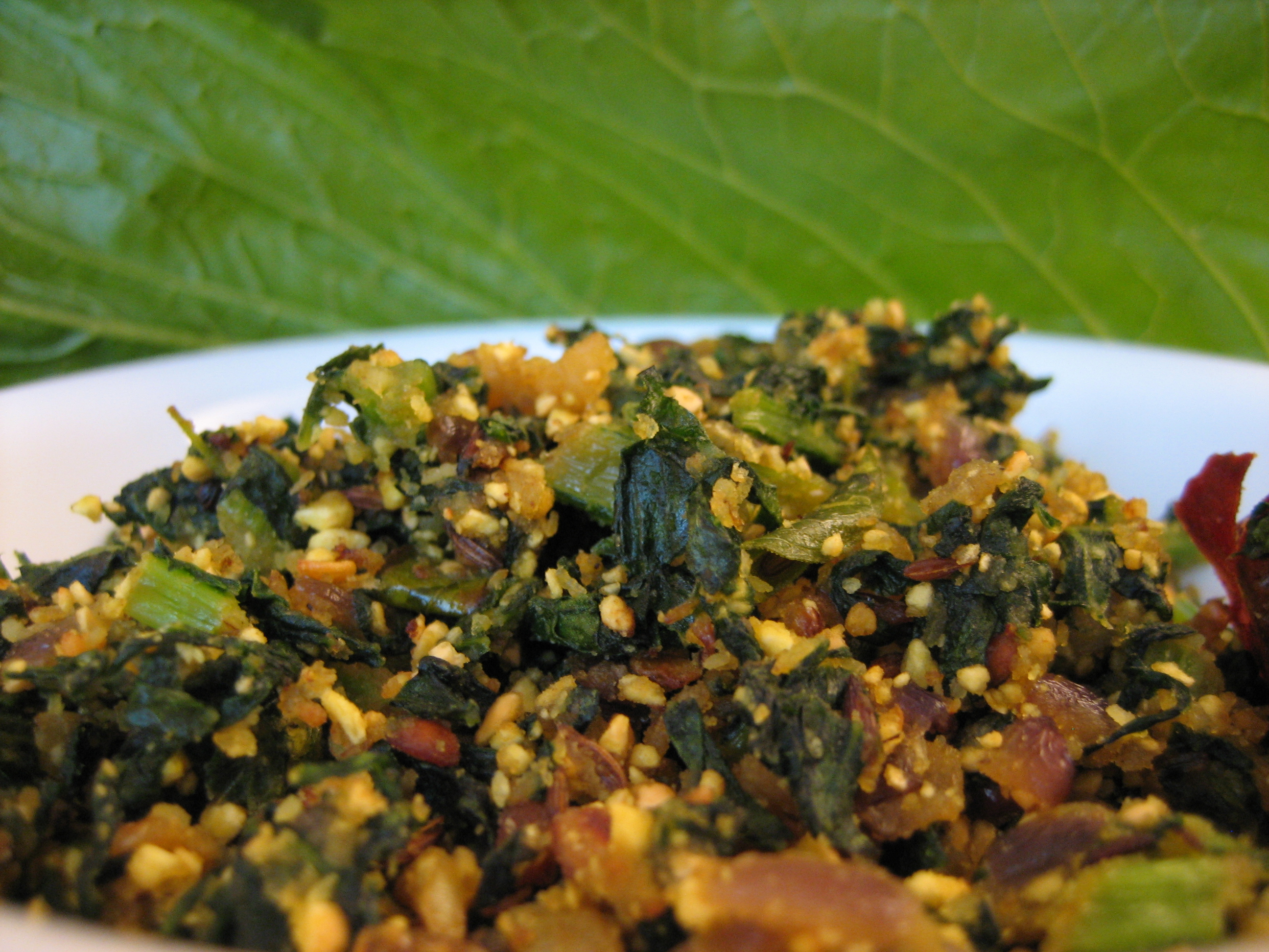 Turnip Greens Poriyal — Spiceindiaonline