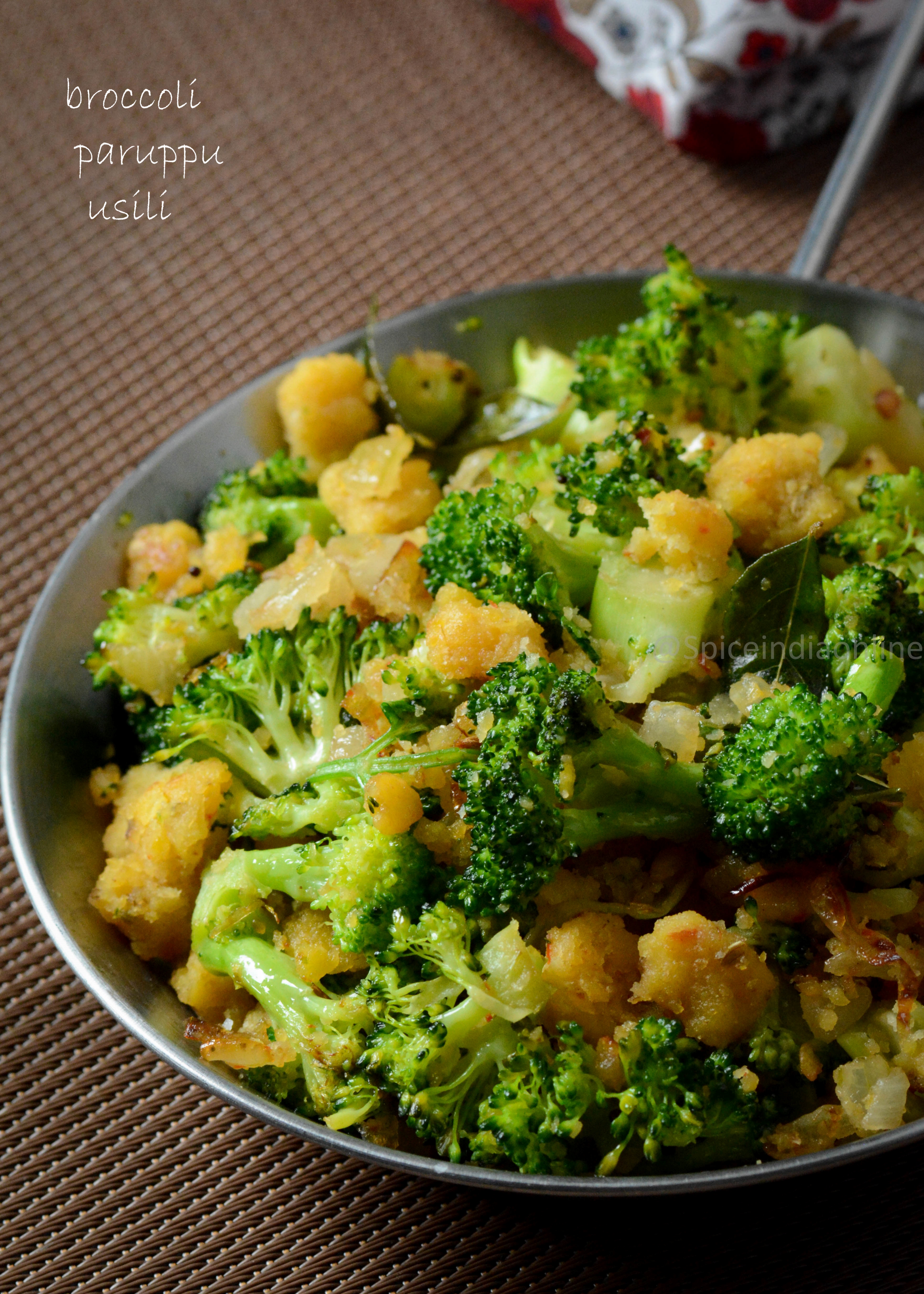 Broccoli Paruppu Usili