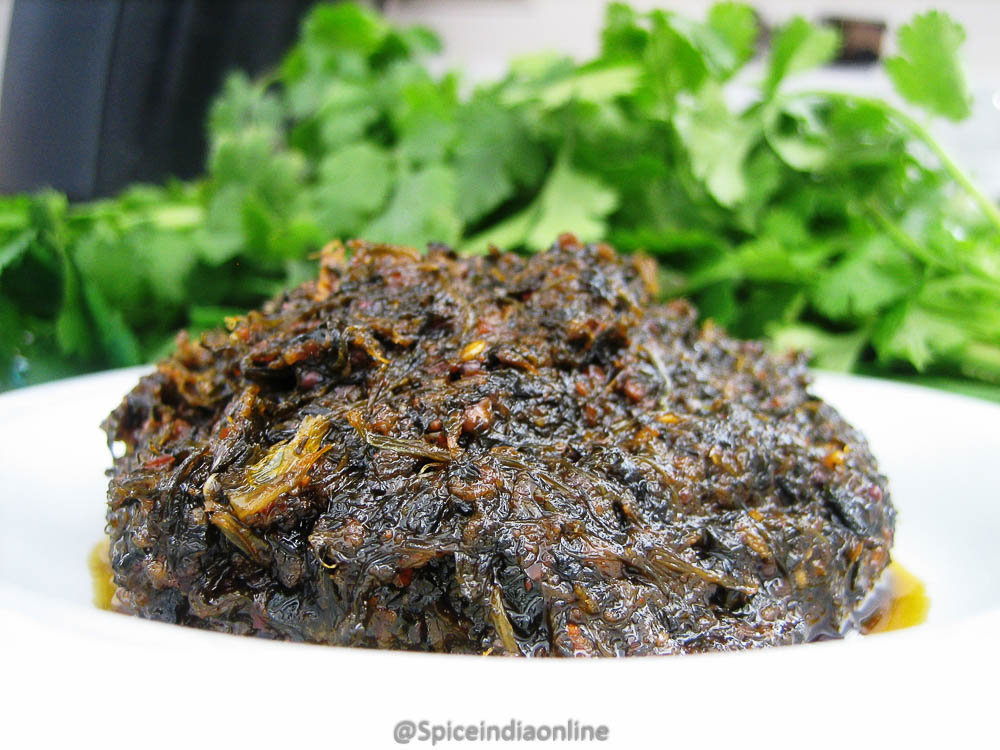 coriander thokku recipe