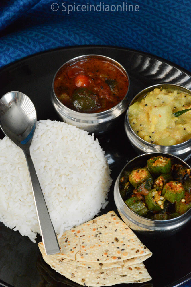 Lunch / Dinner Menu 9 – South Indian Vegetarian Lunch Menu – Recipes