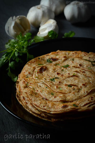 Garlic lacha Paratha