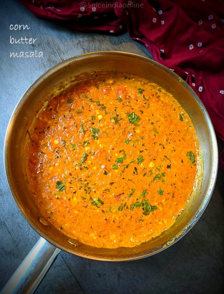 Corn Butter Masala