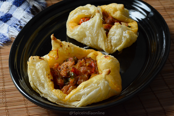 Paneer Puff Pastry