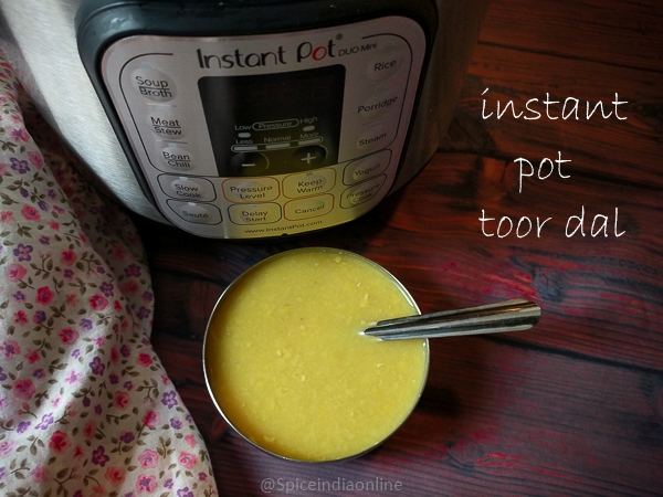 Instant Pot Toor Dal