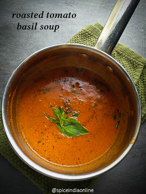 Roasted Tomato Basil Soup