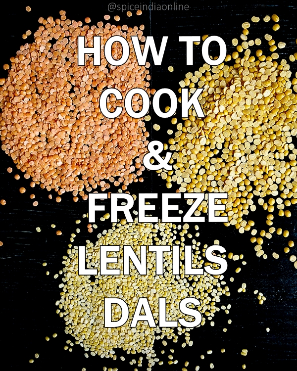 How to Cook & Freeze Lentils