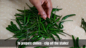 How to store chili peppers