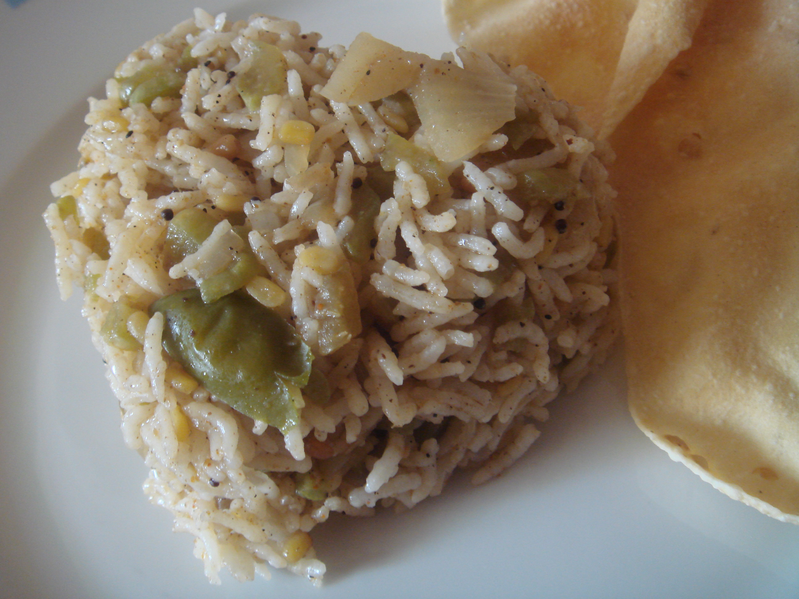 Snakegourd Masala Rice — Spiceindiaonline
