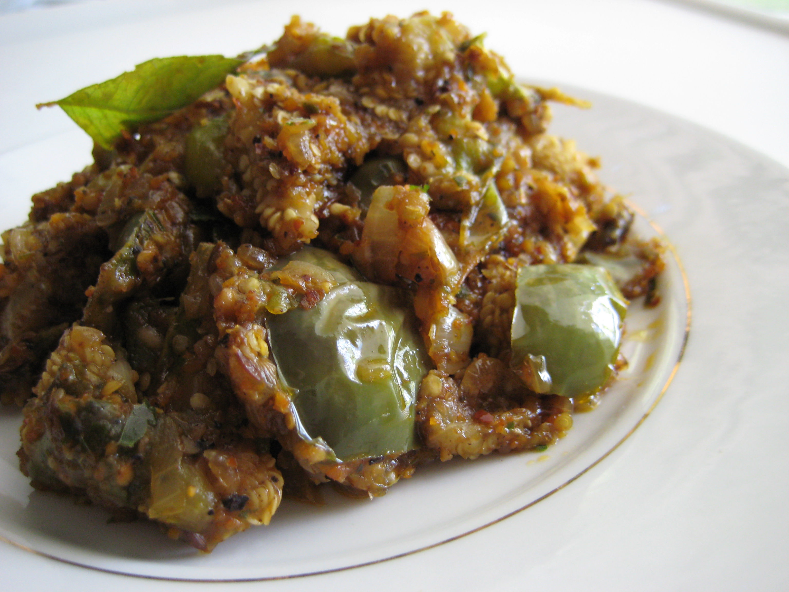 Eggplant Recipes Indian Style Green Brinjal Curry Spiceindiaonline