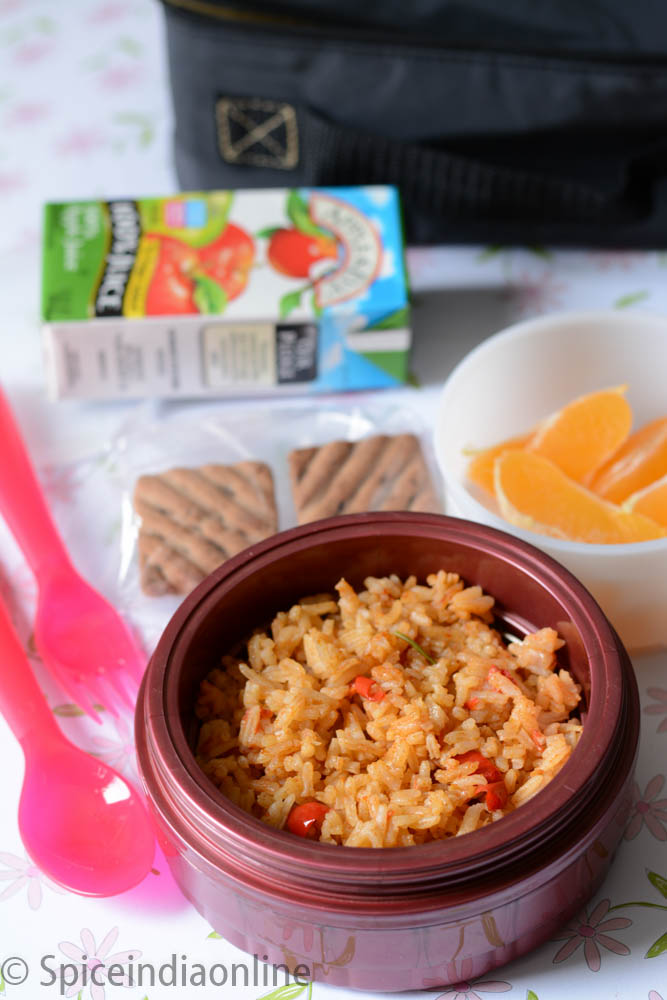 Kids School Lunch Box 5 – Spanish Rice