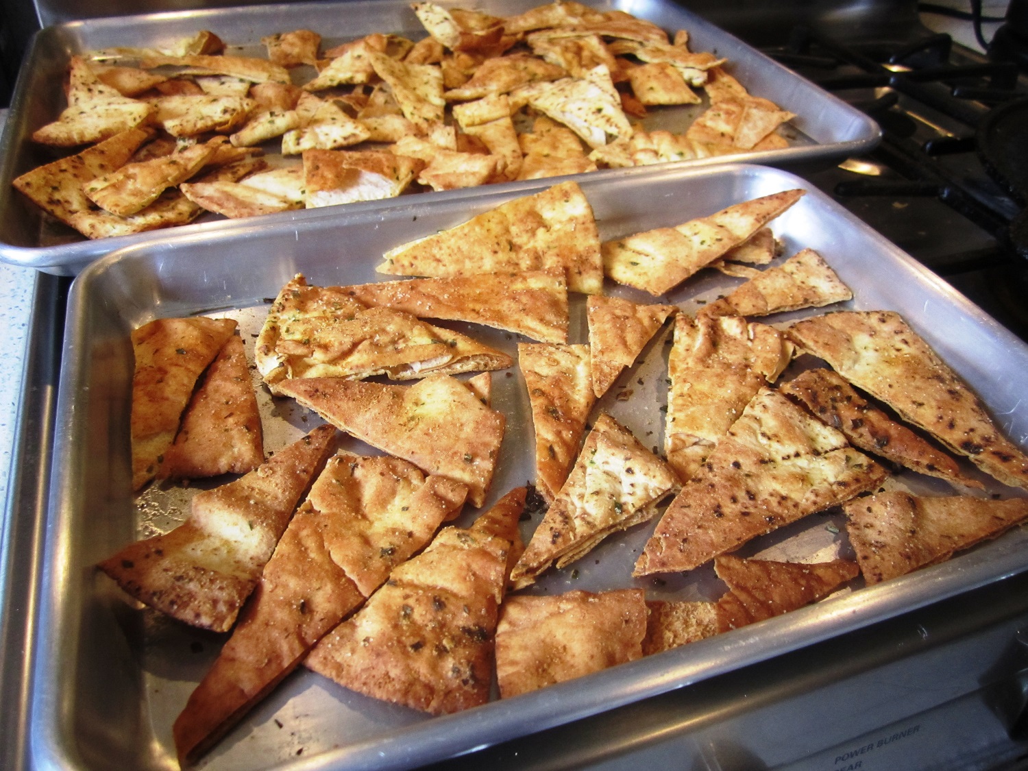 Baked Pita Chips — Spiceindiaonline
